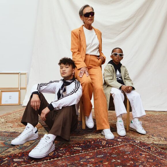 NWT adidas Stan Smith Footwear White/Green Classic Leather Sneakers Size 10.5 - Picture 7 of 7